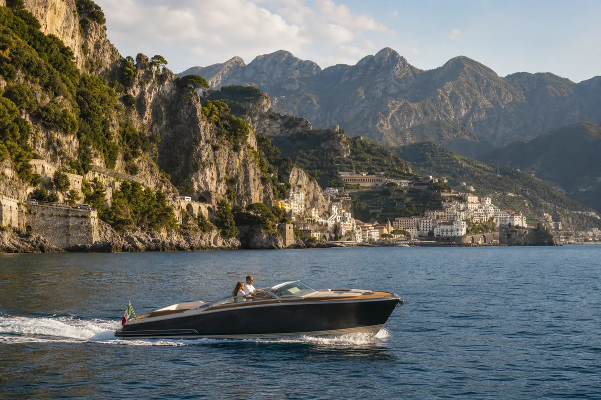 Boat experience along the Amalfi Coast